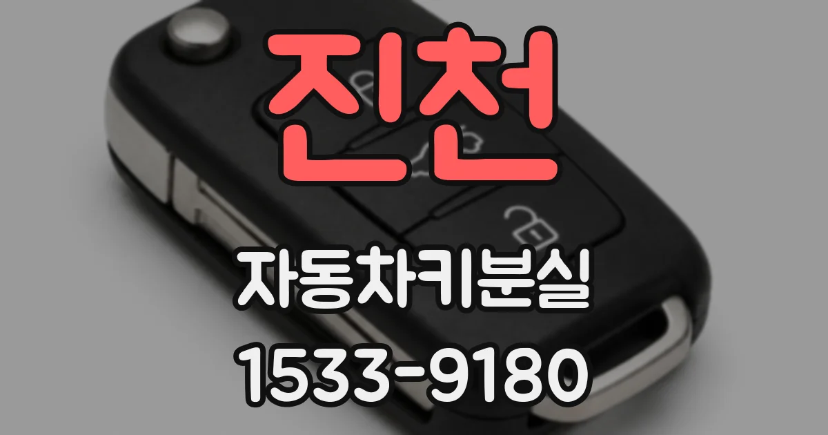 진천 자동차키분실