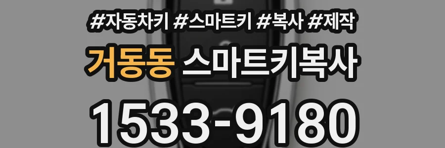 거동동 스마트키복사