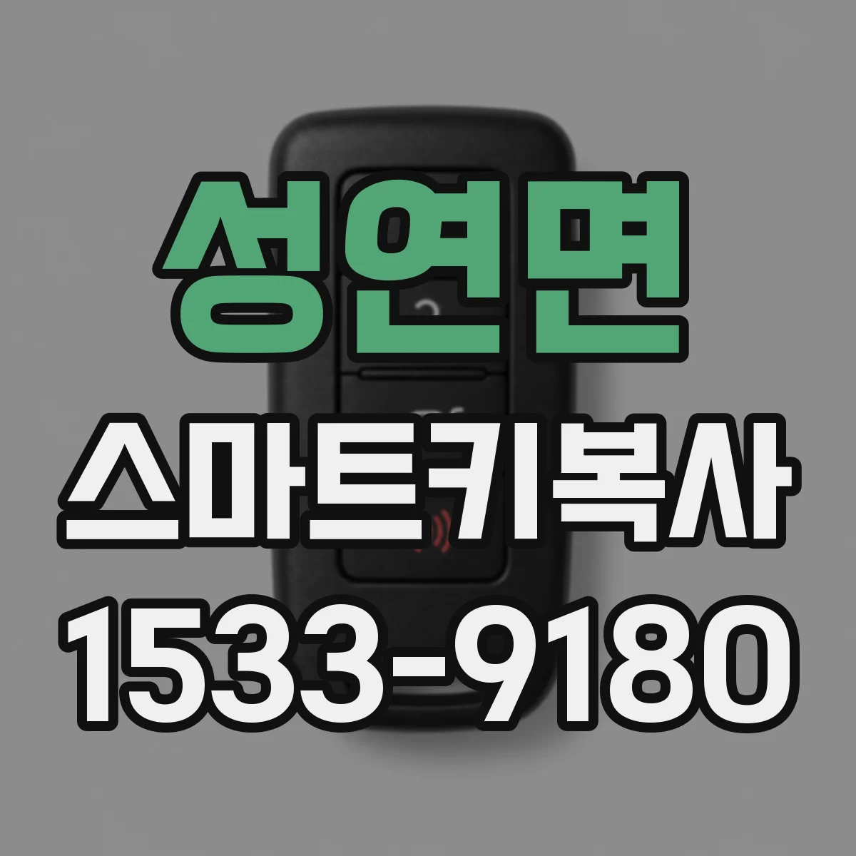 성연면 스마트키복사