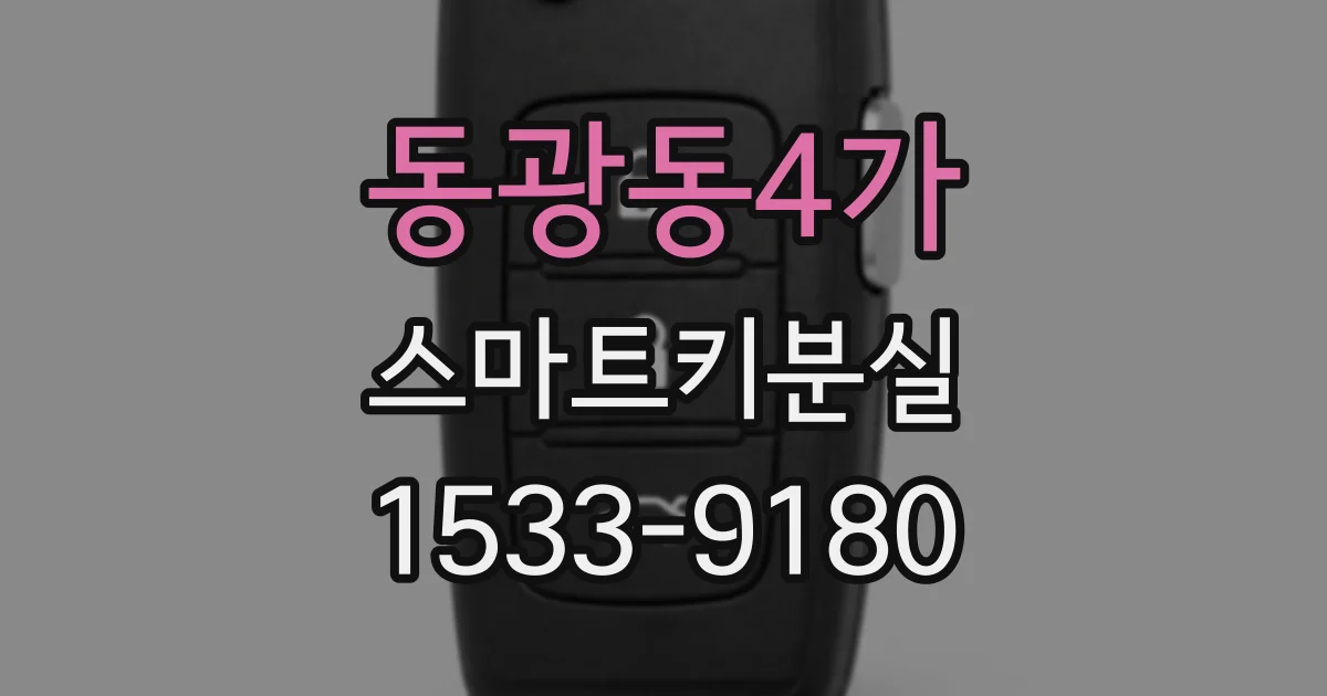 동광동4가 스마트키분실