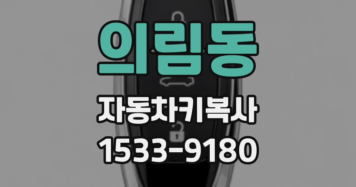 의림동 자동차키복사
