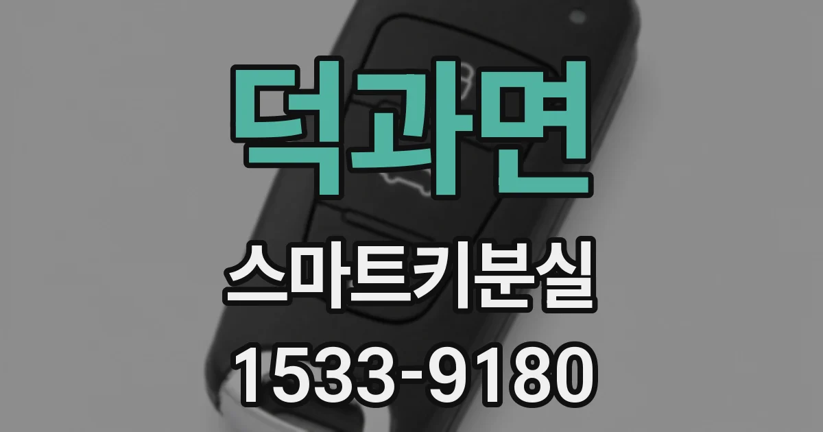 덕과면 스마트키분실