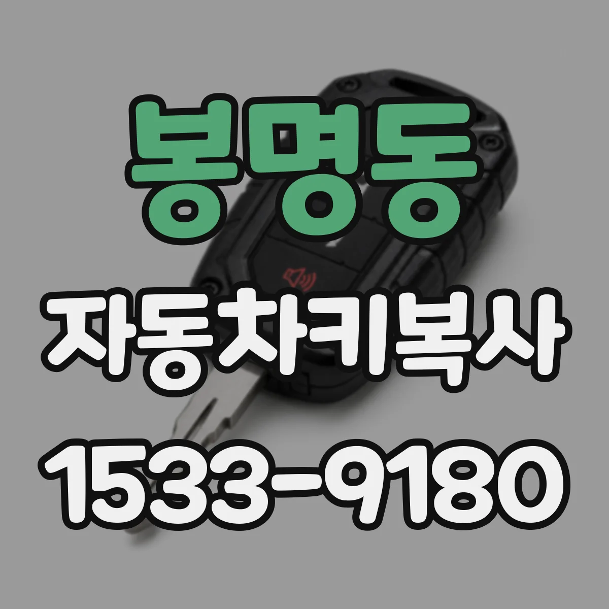 봉명동 자동차키복사