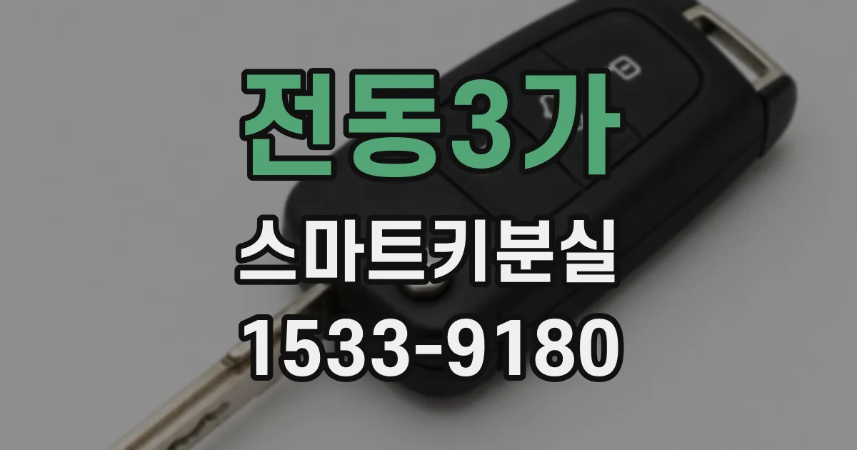 전동3가 스마트키분실