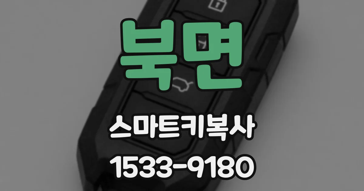 북면 스마트키복사