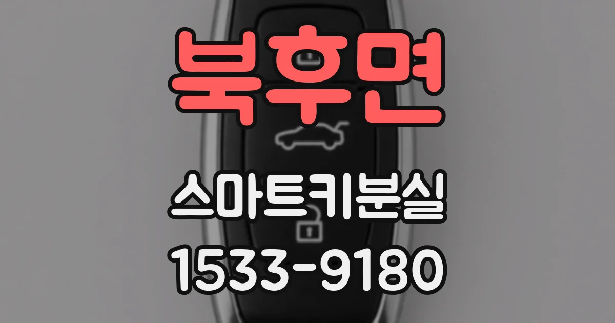 북후면 스마트키분실