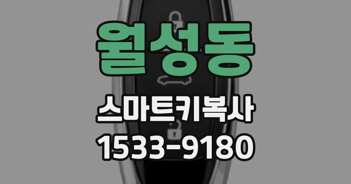 월성동 스마트키복사