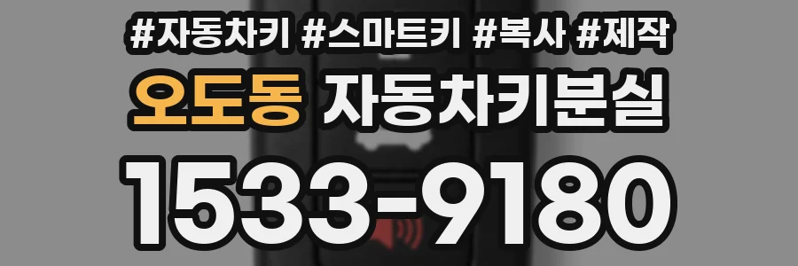 오도동 자동차키분실