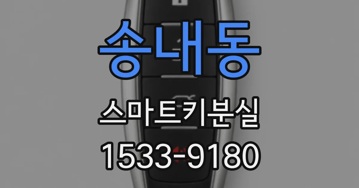 송내동 스마트키분실