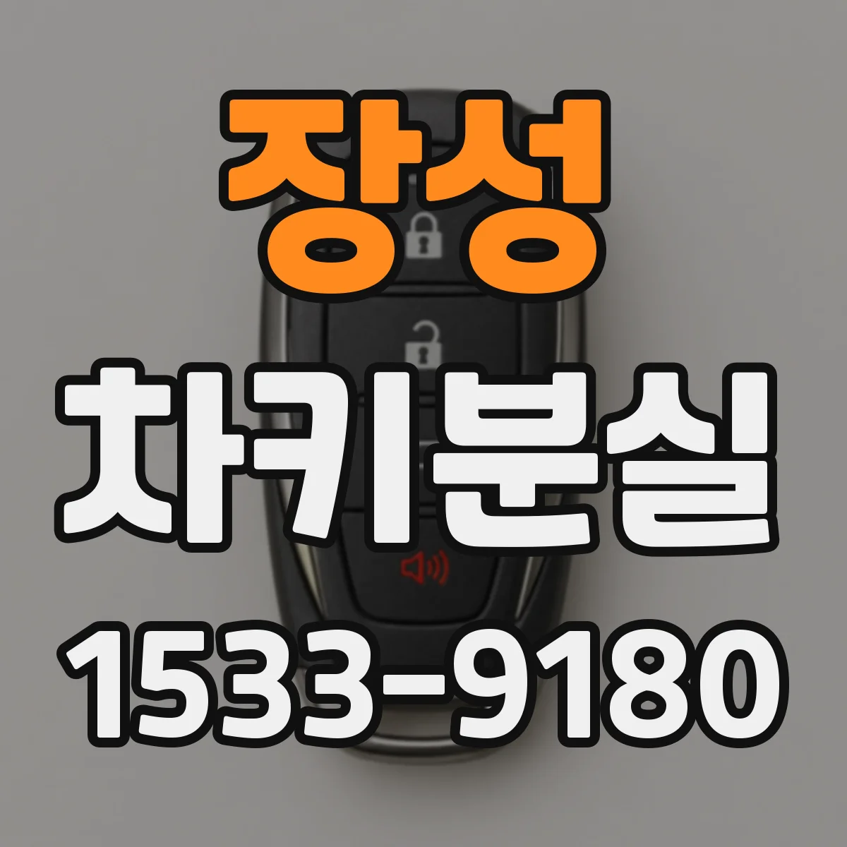 장성 차키분실