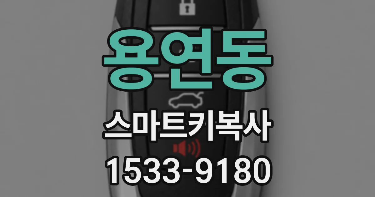 용연동 스마트키복사