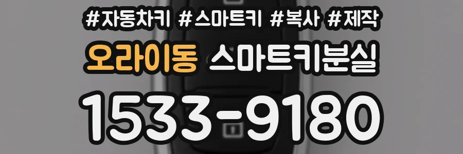 오라이동 스마트키분실