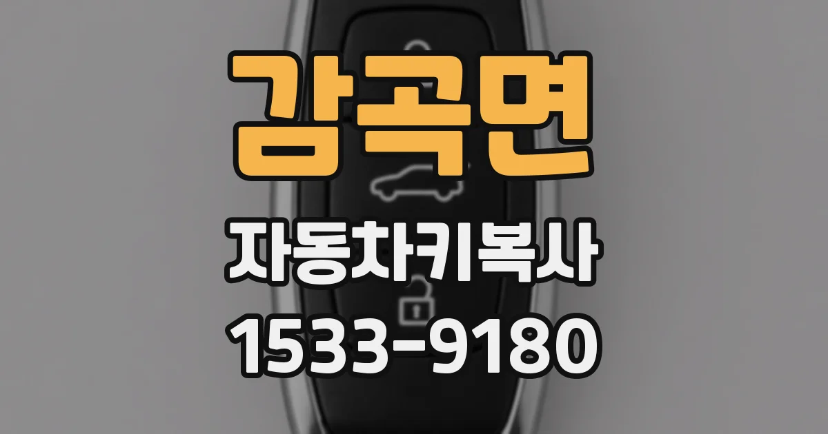 감곡면 자동차키복사