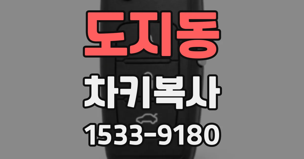 도지동 차키복사