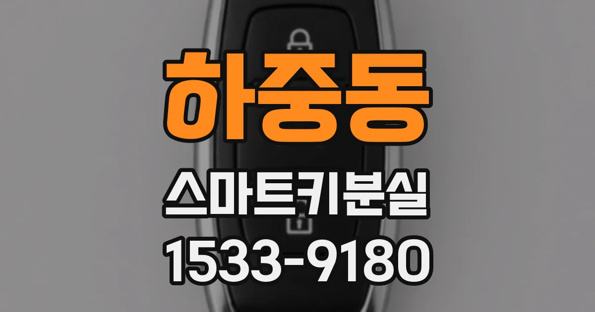 하중동 스마트키분실