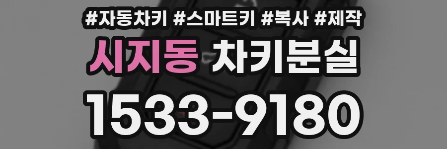 시지동 차키분실