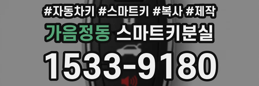 가음정동 스마트키분실