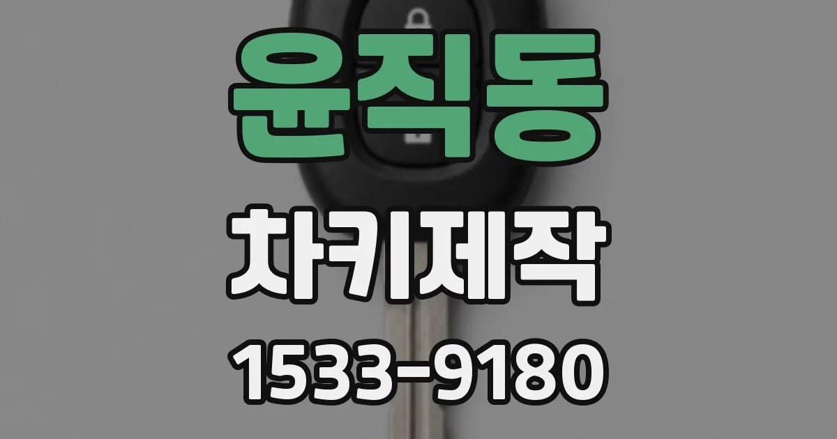 윤직동 차키제작
