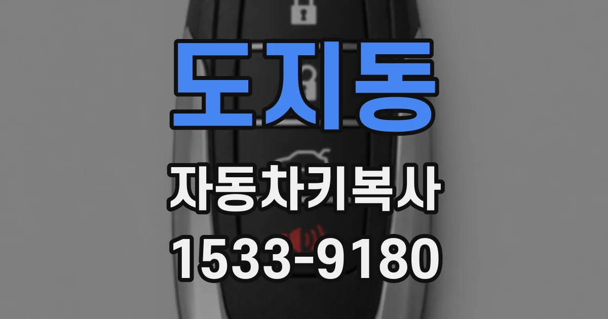 도지동 자동차키복사