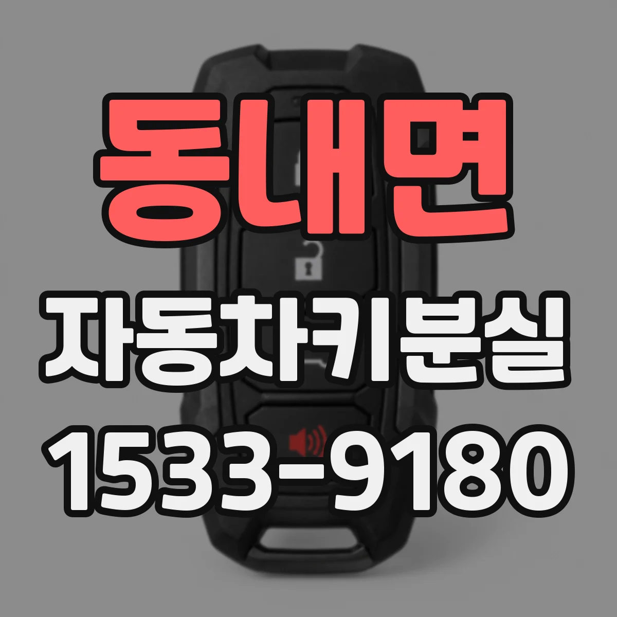 동내면 자동차키분실