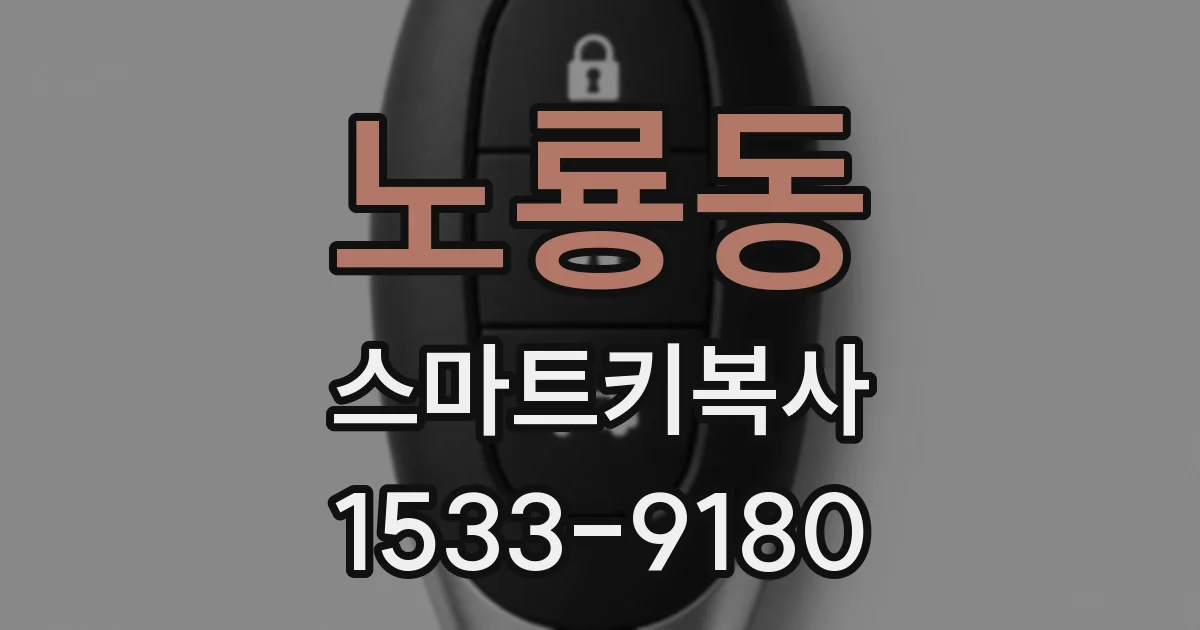 노룡동 스마트키복사