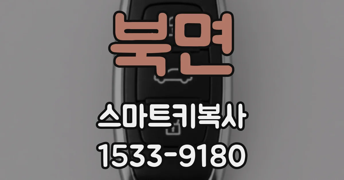 북면 스마트키복사