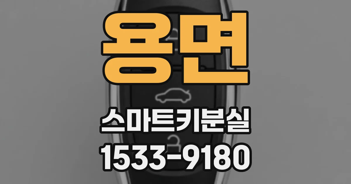 용면 스마트키분실
