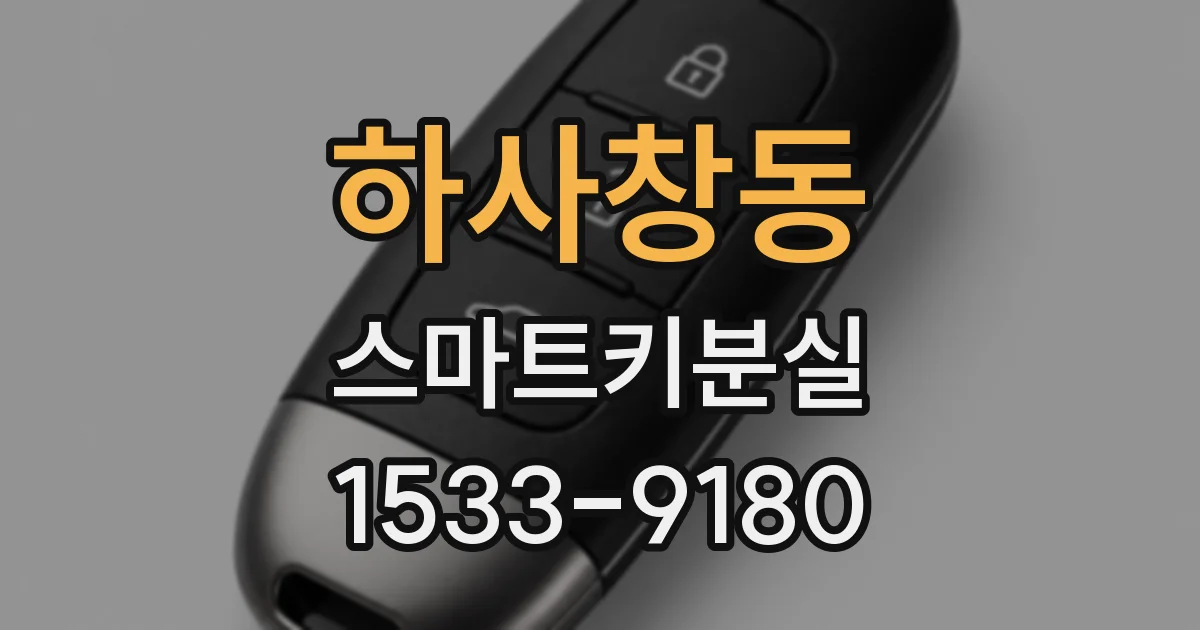 하사창동 스마트키분실