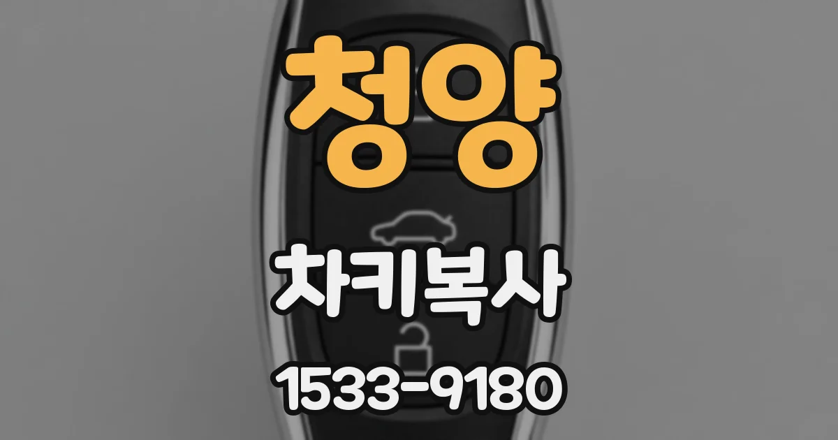 청양 차키복사