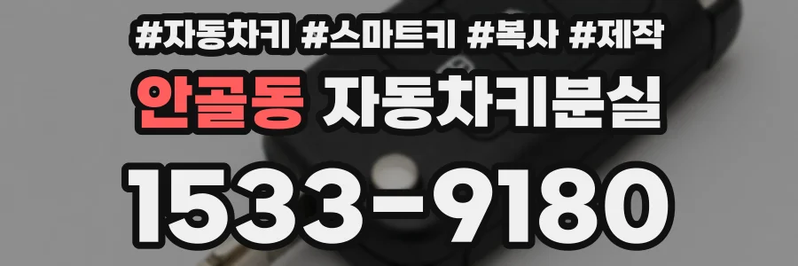 안골동 자동차키분실