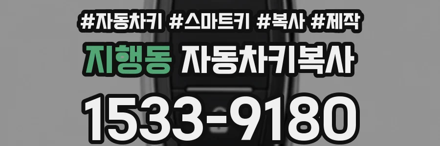 지행동 자동차키복사