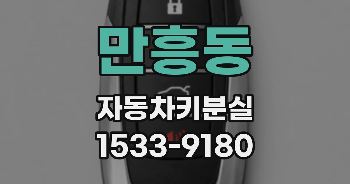 만흥동 자동차키분실