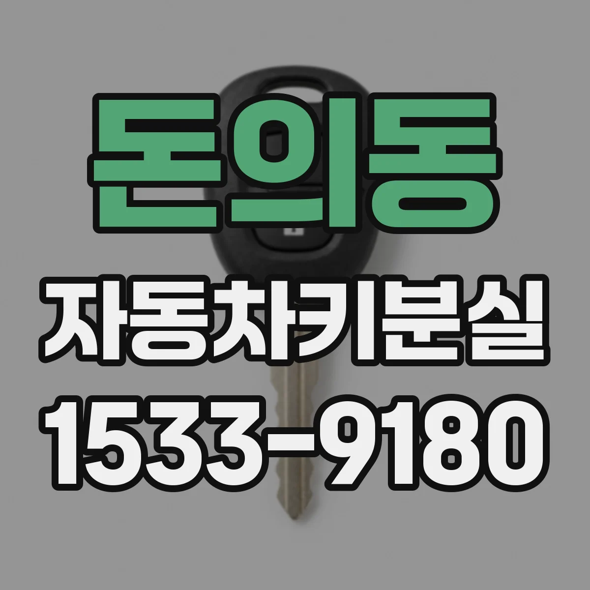 돈의동 자동차키분실