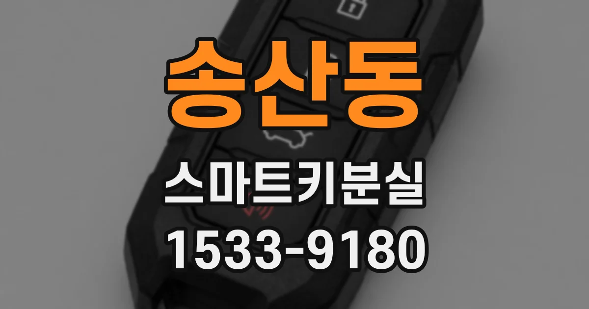 송산동 스마트키분실