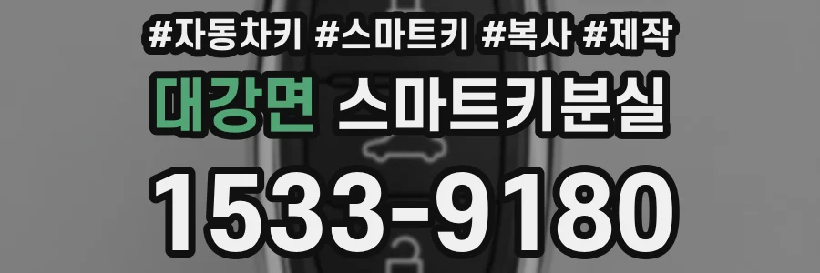 대강면 스마트키분실
