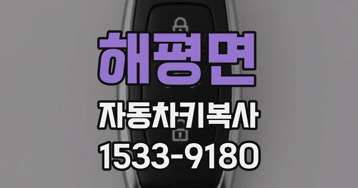 해평면 자동차키복사