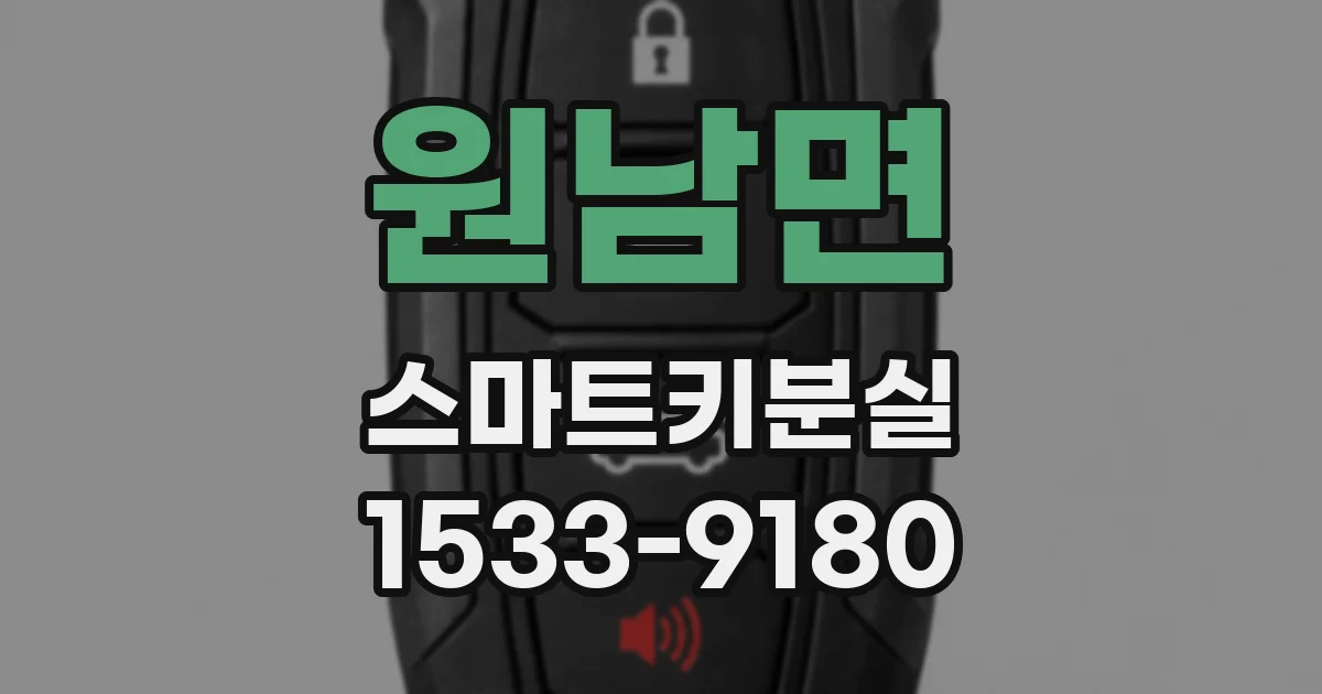 원남면 스마트키분실