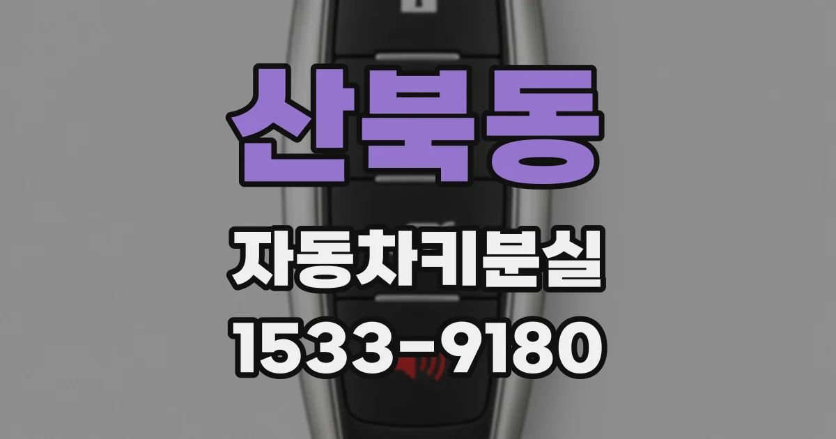 산북동 자동차키분실