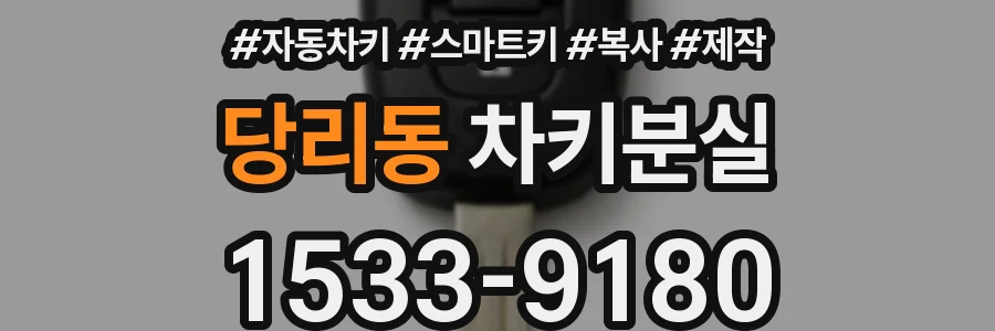 당리동 차키분실