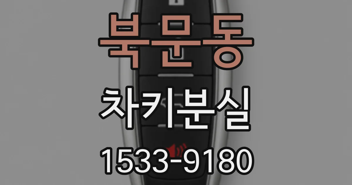 북문동 차키분실
