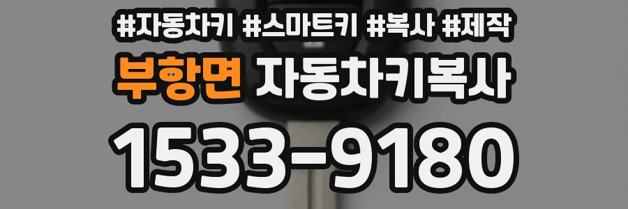 부항면 자동차키복사
