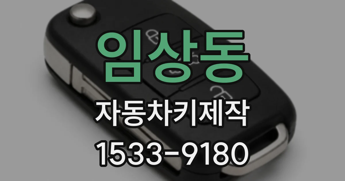 임상동 자동차키제작