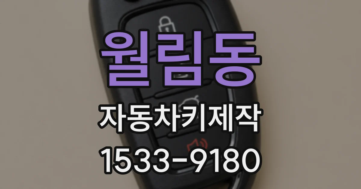 월림동 자동차키제작