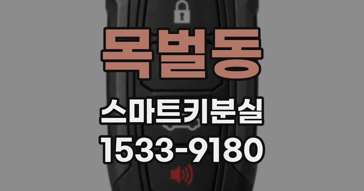 목벌동 스마트키분실