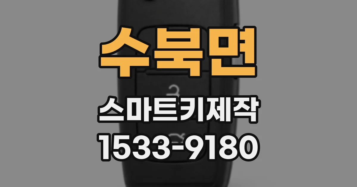 수북면 스마트키제작