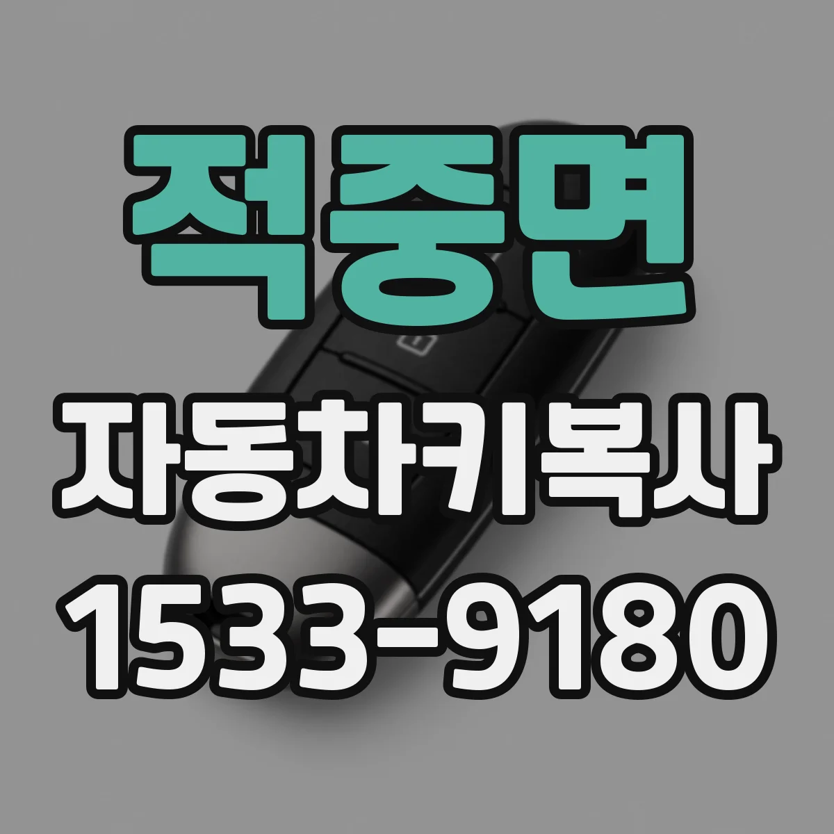 적중면 자동차키복사