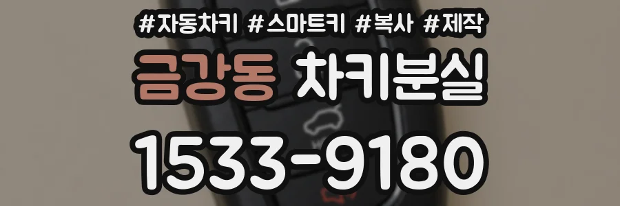 금강동 차키분실