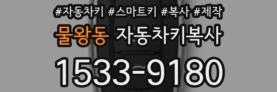 물왕동 자동차키복사