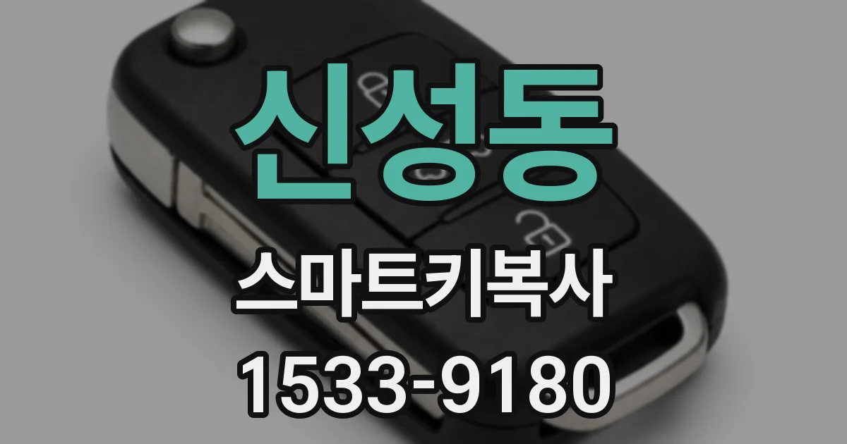 신성동 스마트키복사