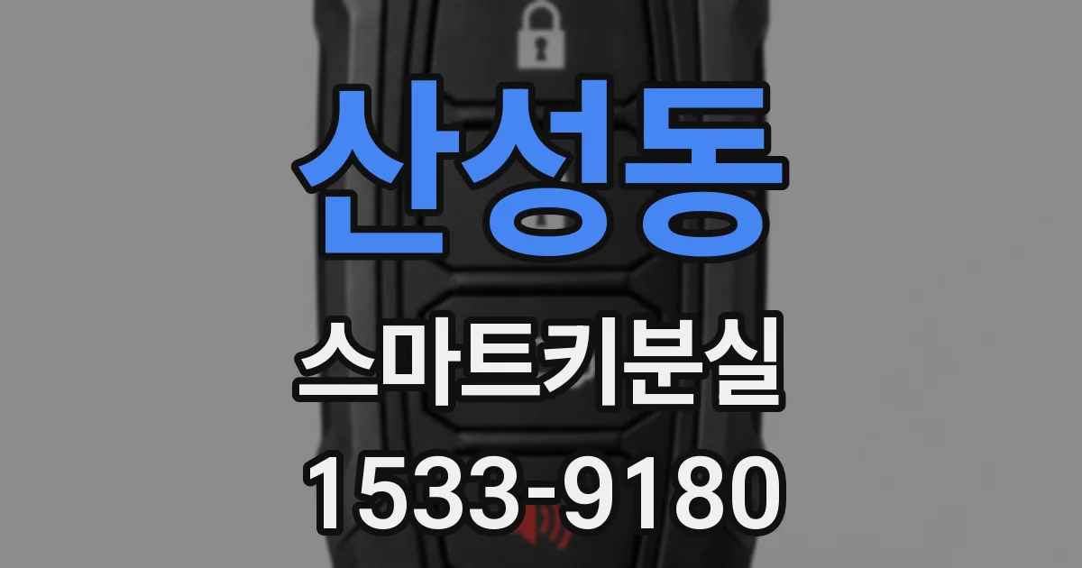 산성동 스마트키분실